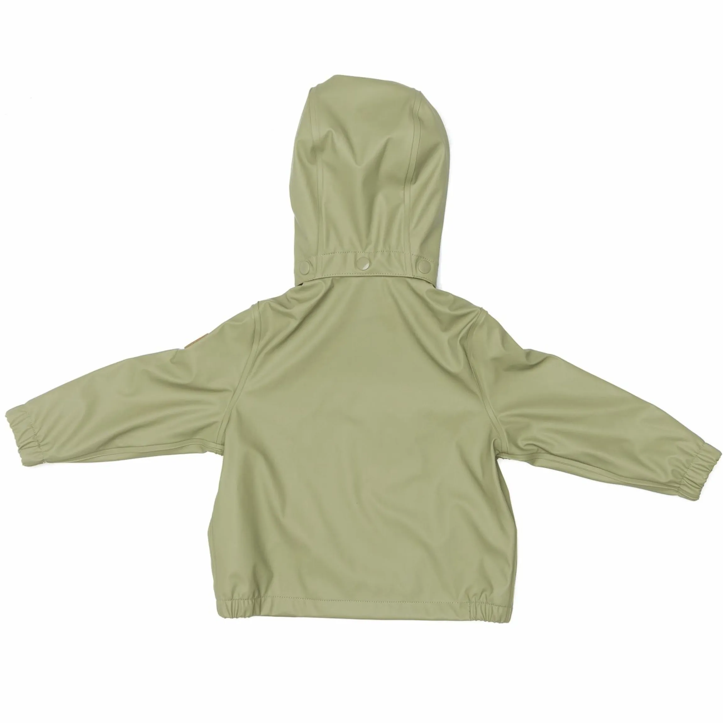 Regenjacke windicht, wasserabweisend, atmungsaktiv mit Kapuze und versiegelten Nähten - Salbei - Gr. 98/104