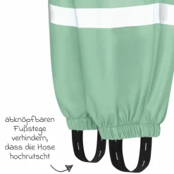 Regen-Latzhose - Grün - Gr. 92