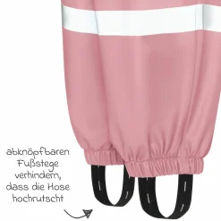 Regen-Latzhose - Rosa - Gr. 92