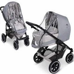 Regenschutz 4 Seasons Sport für Kombi-Kinderwagen - Grey - Kollektion 2025