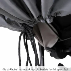 Regenschutz 4 Seasons Sport für Kombi-Kinderwagen - Grey - Kollektion 2025
