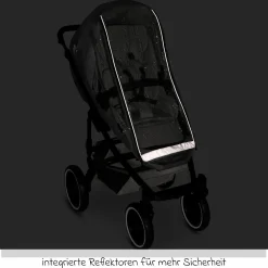 Regenschutz 4 Seasons Sport für Kombi-Kinderwagen - Grey - Kollektion 2025