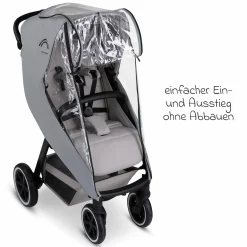 Regenschutz 4 Seasons Sport für Buggys - Grey - Kollektion 2025