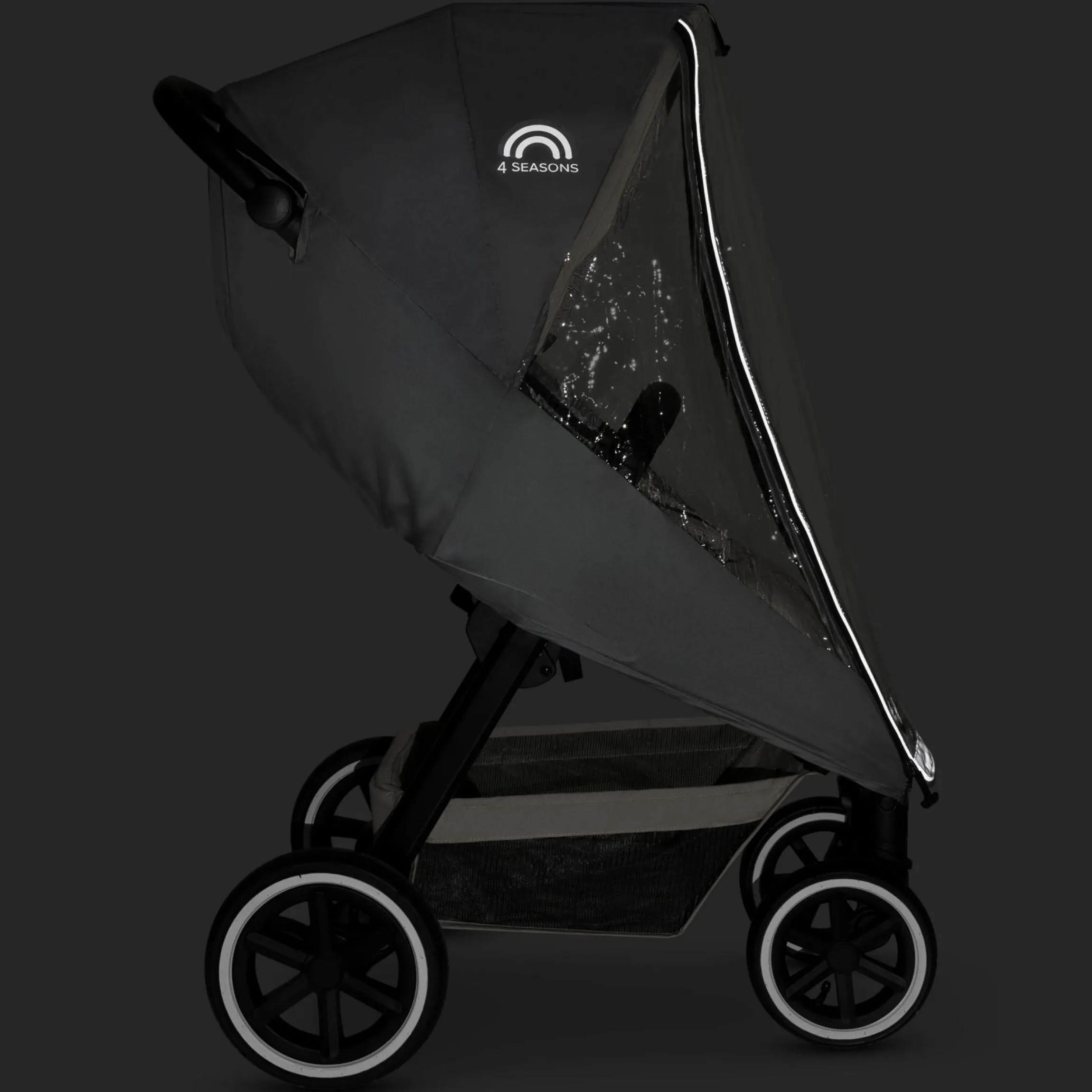 Regenschutz 4 Seasons Sport für Buggys - Grey - Kollektion 2025