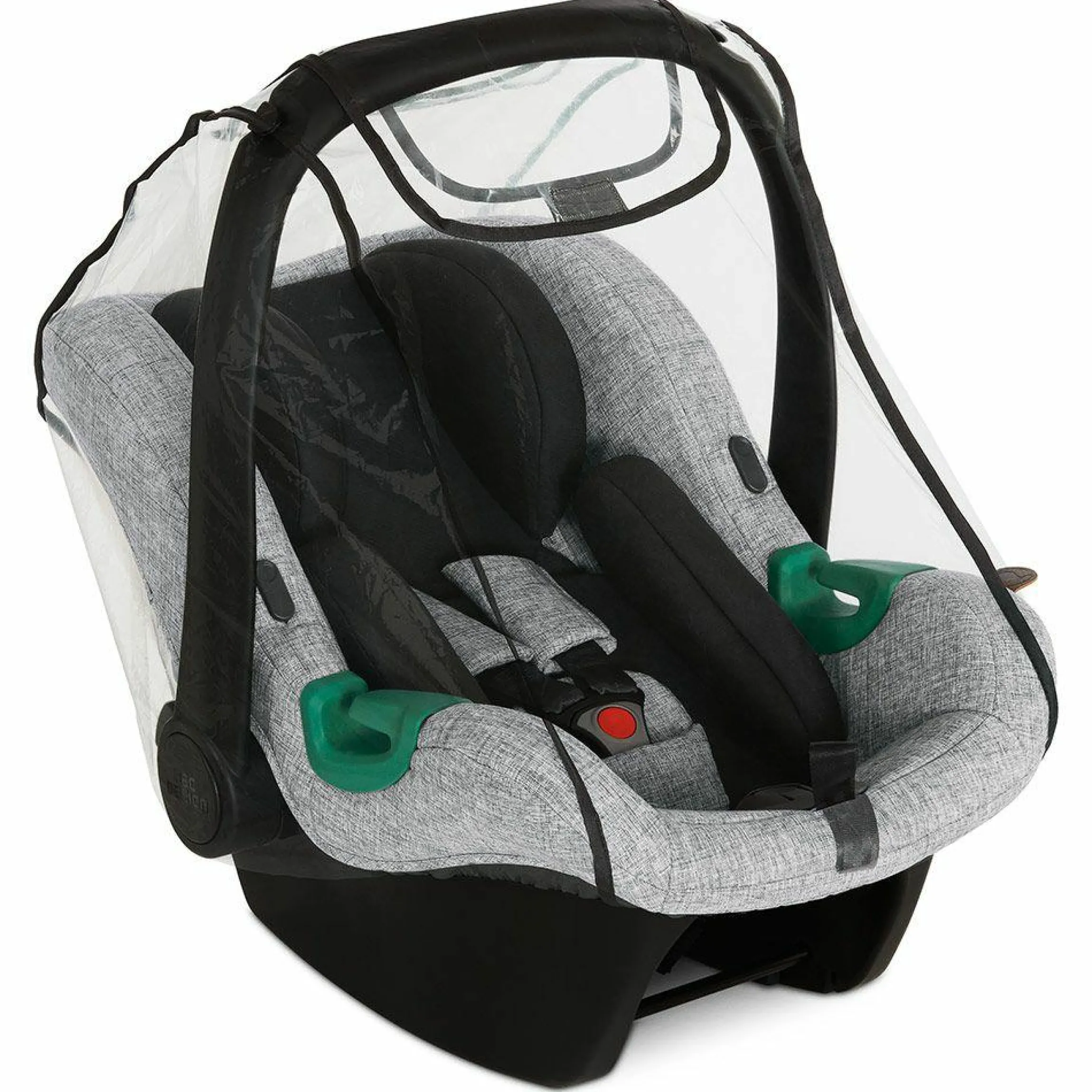 Regenschutz für Babyschale Tulip - Black
