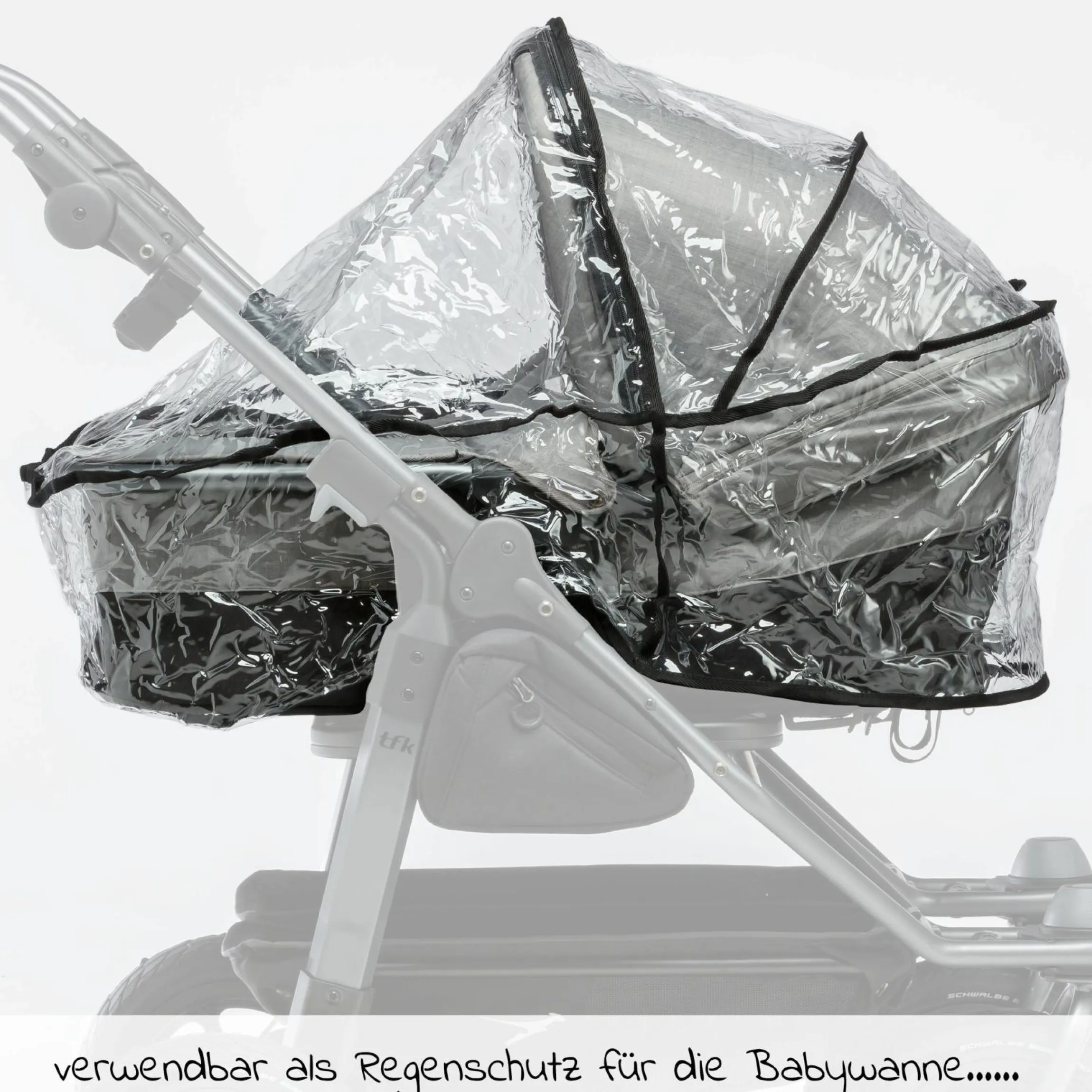Regenschutz für eine Duo Kombi-Einheit (Babywanne + Sitz)