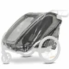 Regenschutz für Fahrradanhänger Bike N Walk Duo Raincover