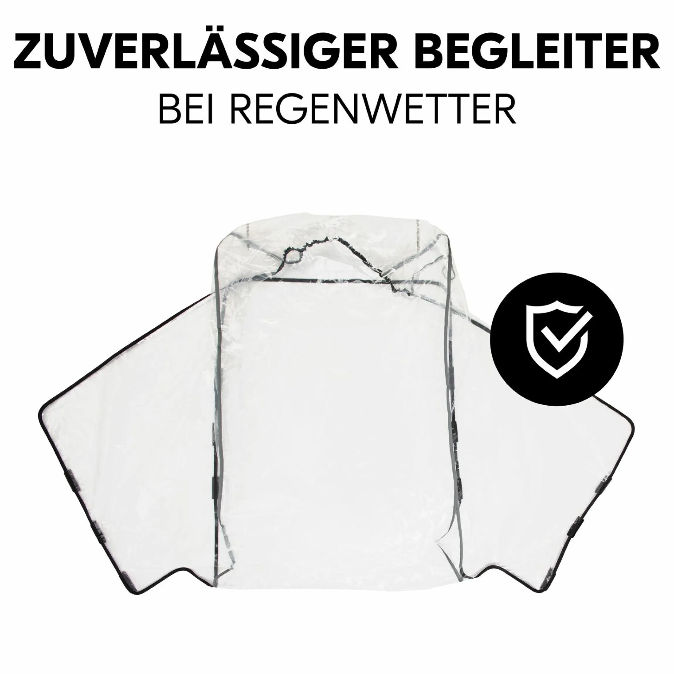 Regenschutz für Fahrradanhänger Bike N Walk Duo Raincover