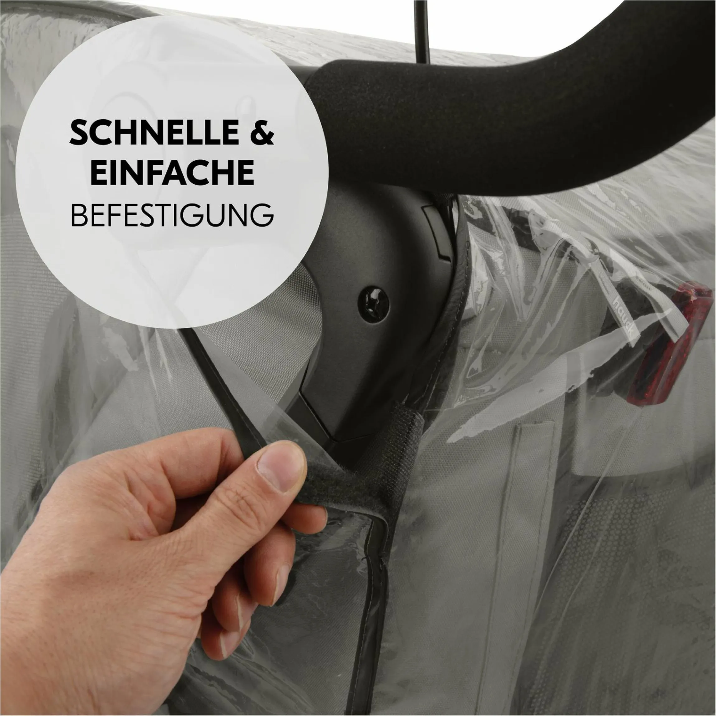 Regenschutz für Fahrradanhänger Bike N Walk Duo Raincover