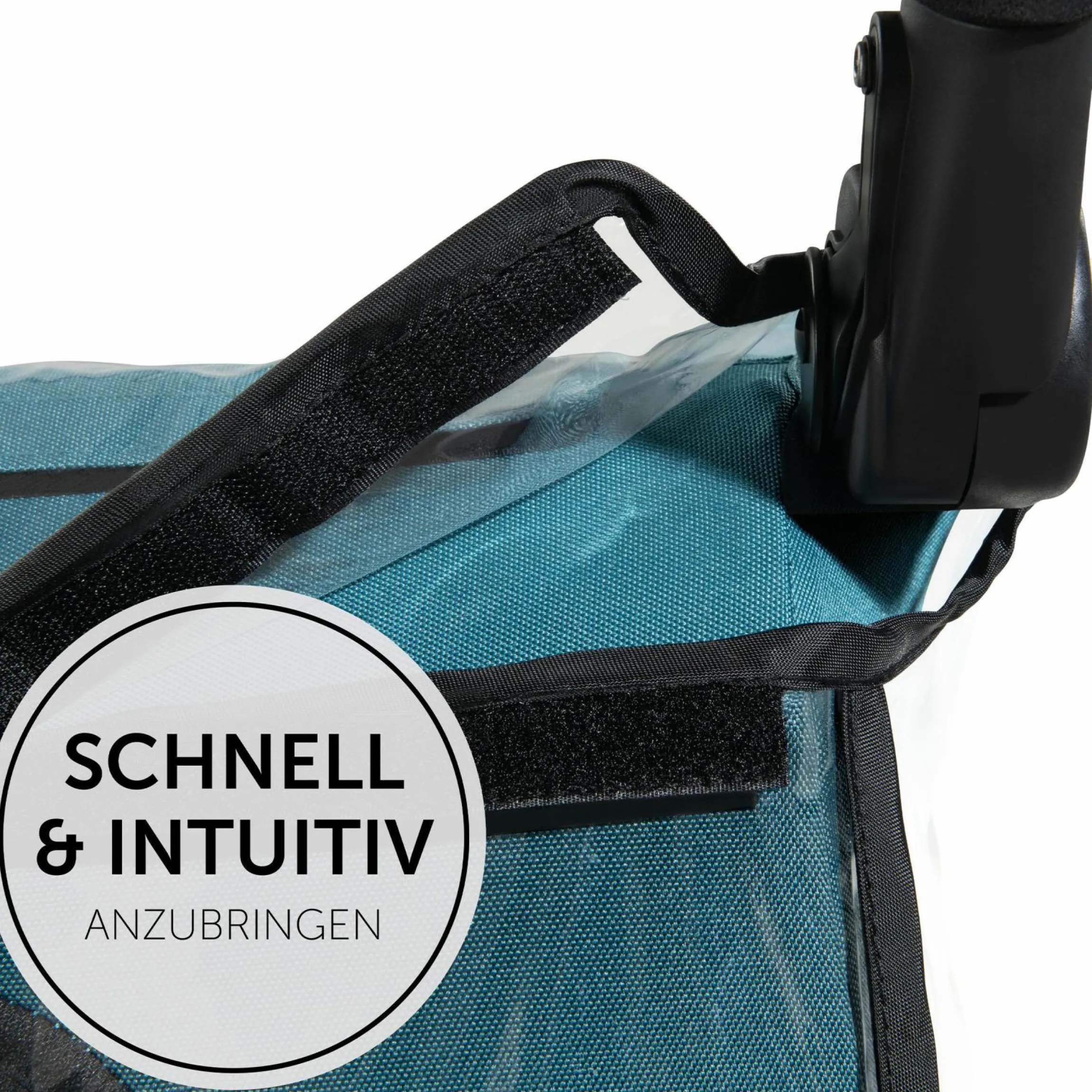 Regenschutz für Fahrradanhänger Dryk Duo Raincover