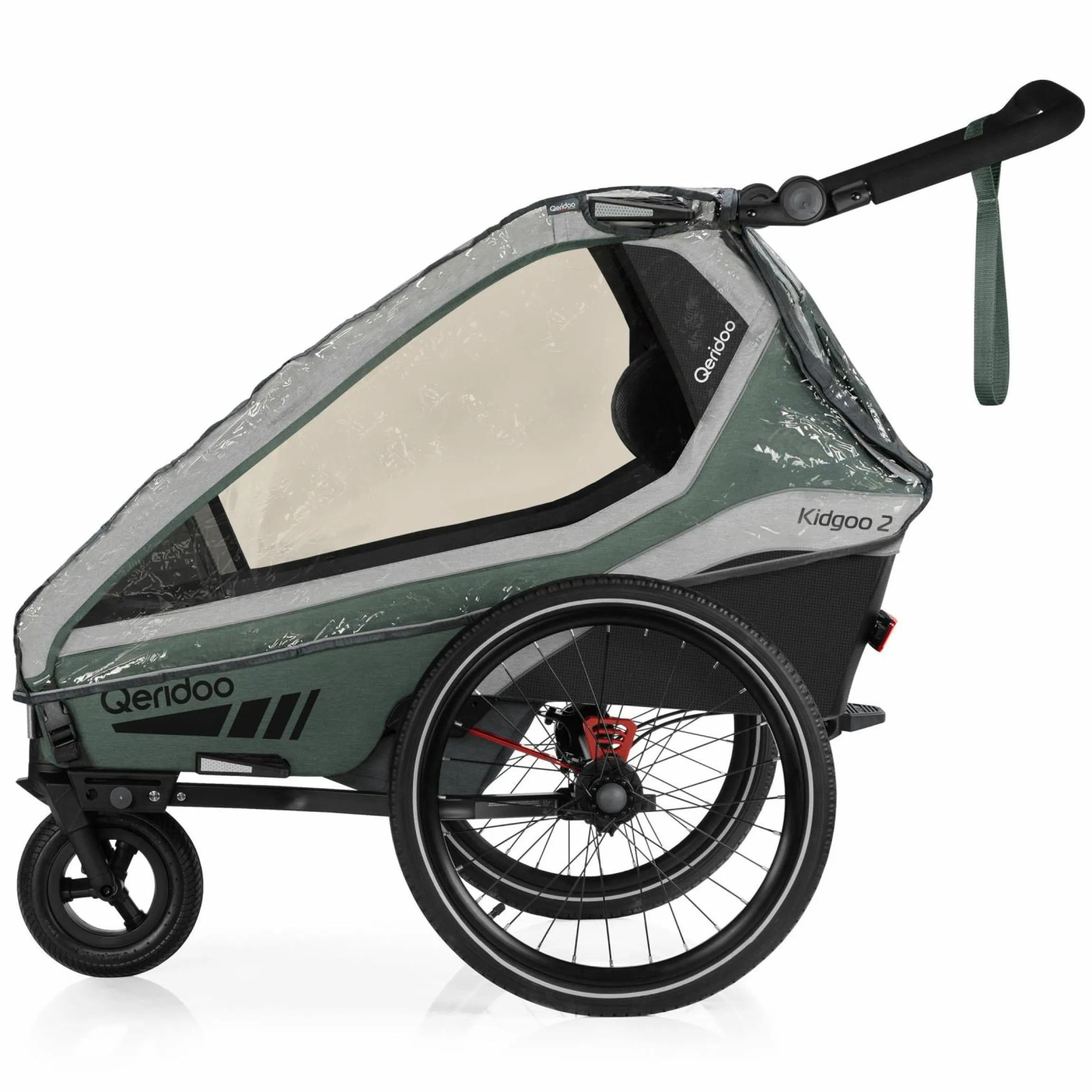 Regenschutz für Fahrradanhänger Kidgoo 2