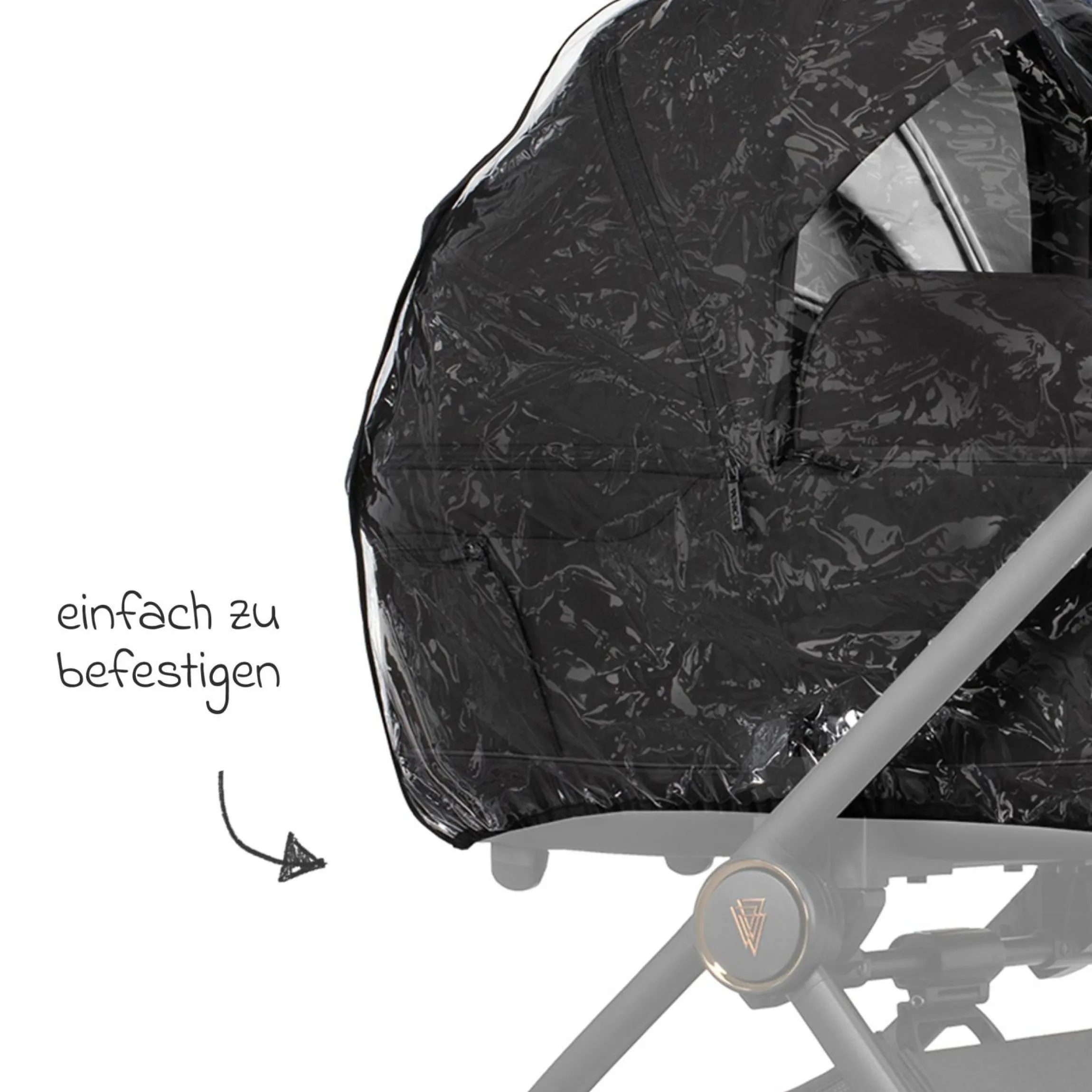 Regenschutz für Kinderwagen Claro - Kollektion 2025