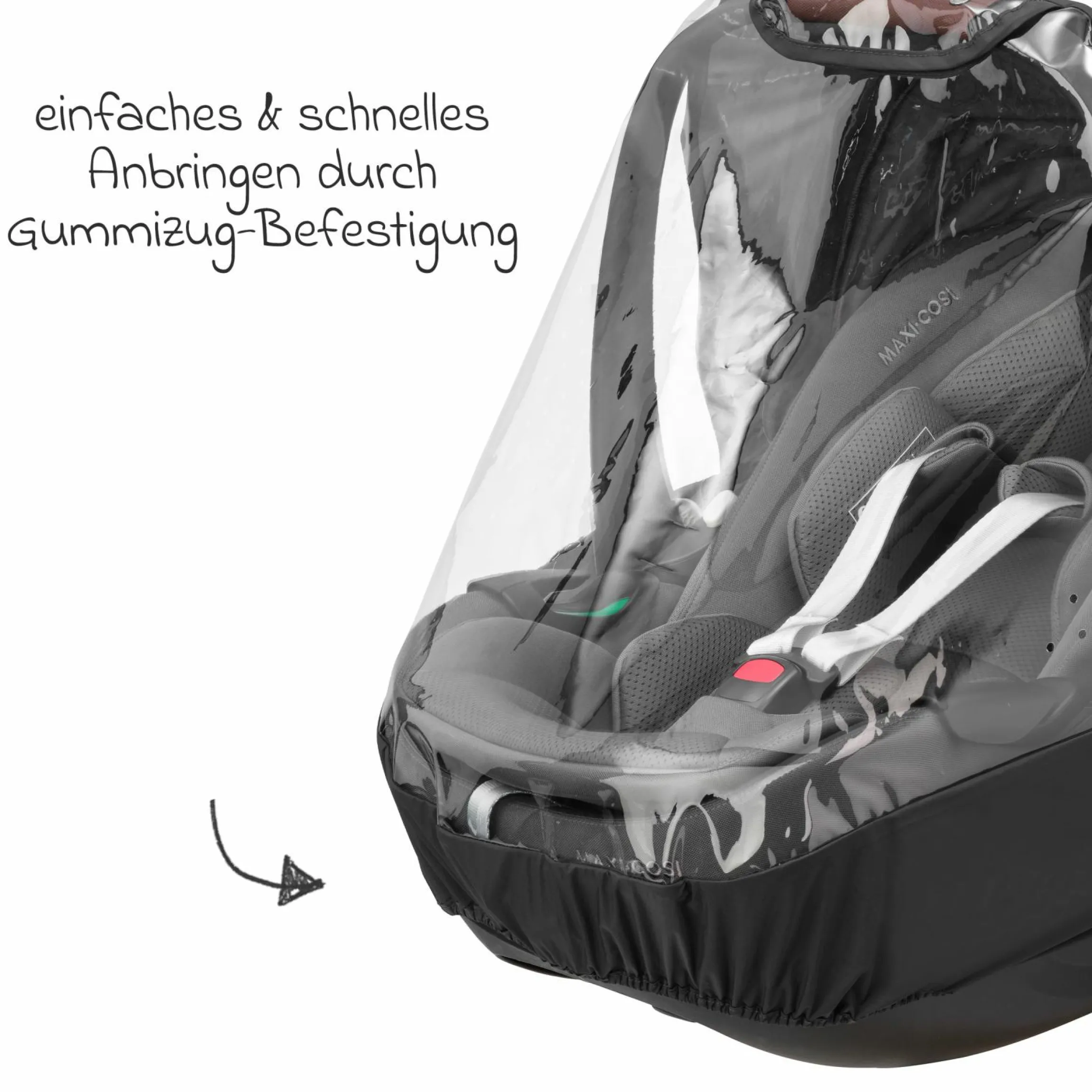 Regenschutz für Maxi-Cosi Babyschalen - Kollektion 2025