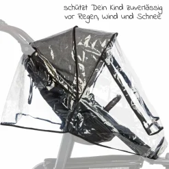 Regenschutz für Mono 2 Sportkinderwagen