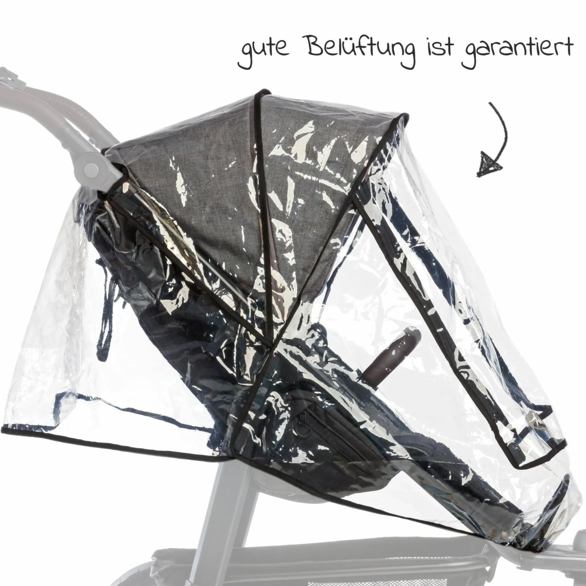 Regenschutz für Mono 2 Sportkinderwagen