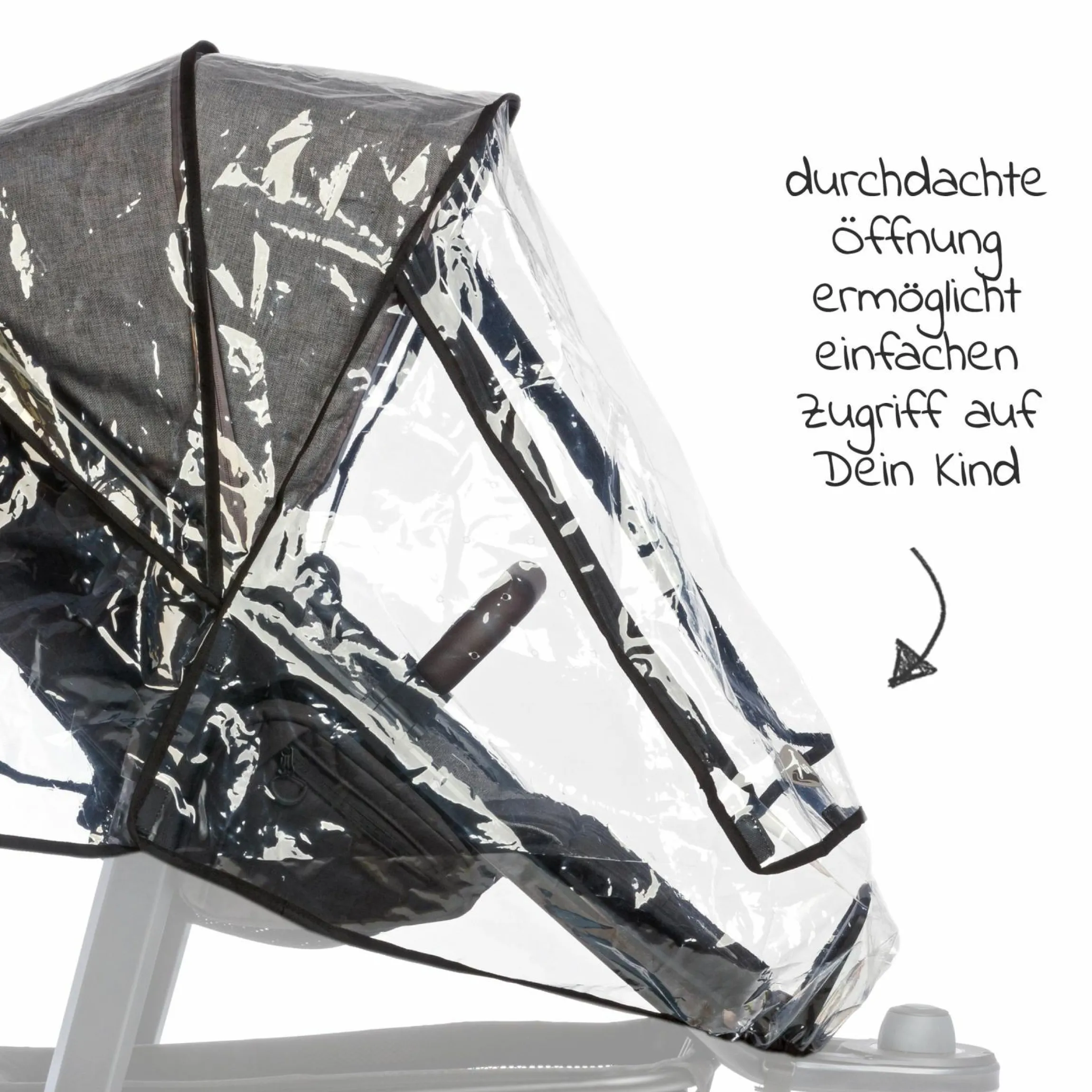 Regenschutz für Mono 2 Sportkinderwagen