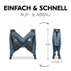 Reisebett & Laufgitter Sleep N Play SQ Set mit Komfort-Matratze + Insektenschutz + Buch