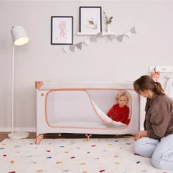 Reisebett Dream N Play Plus (mit seitlichem Einstieg) - Dusty Cork