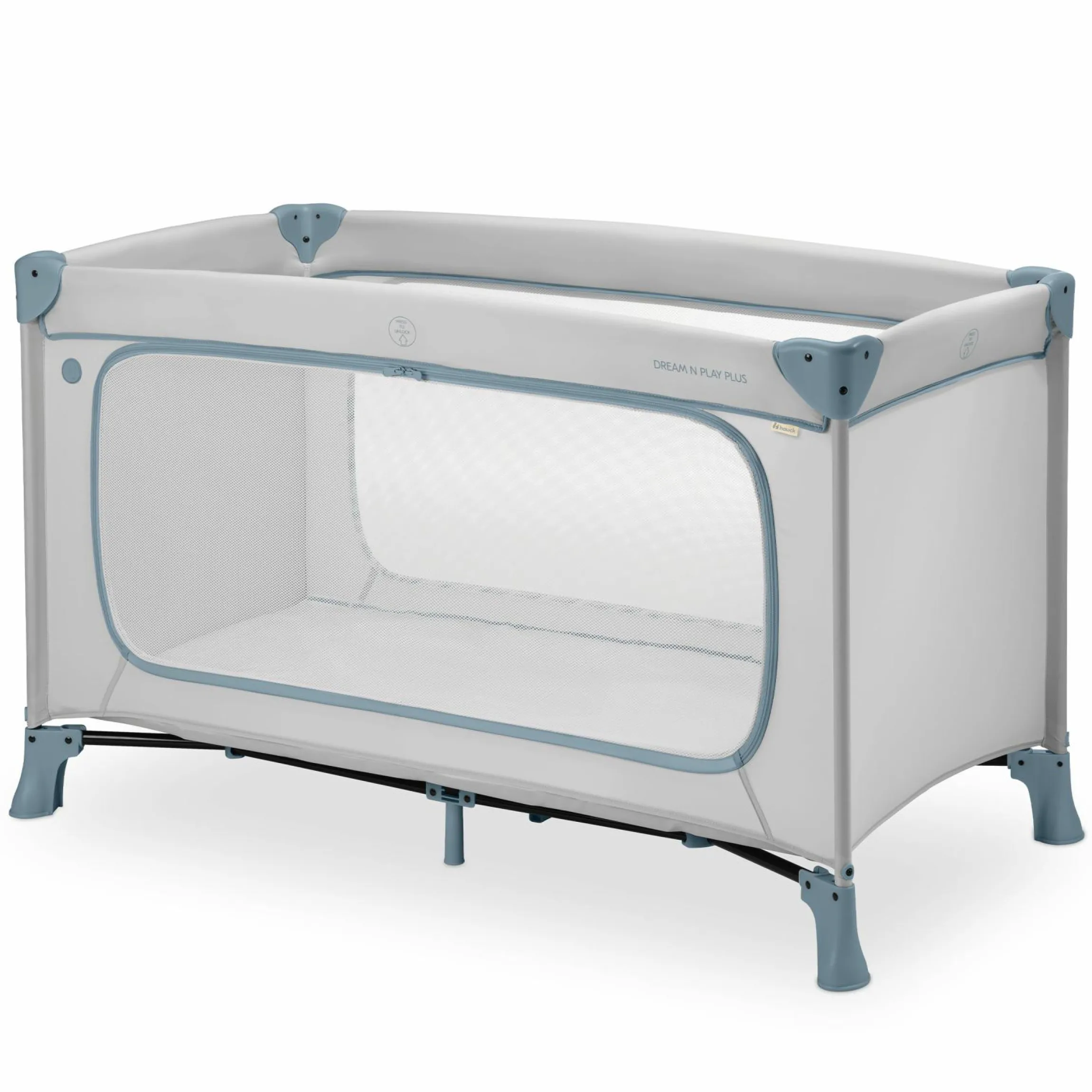 Reisebett Dream N Play Plus (mit seitlichem Einstieg) - Dusty Blue