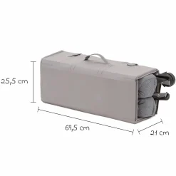 Reisebett FoldLite ab Geburt - 3 Jahre nur 6,78 kg leicht inkl. Transporttasche - Shadow - Kollektion 2025