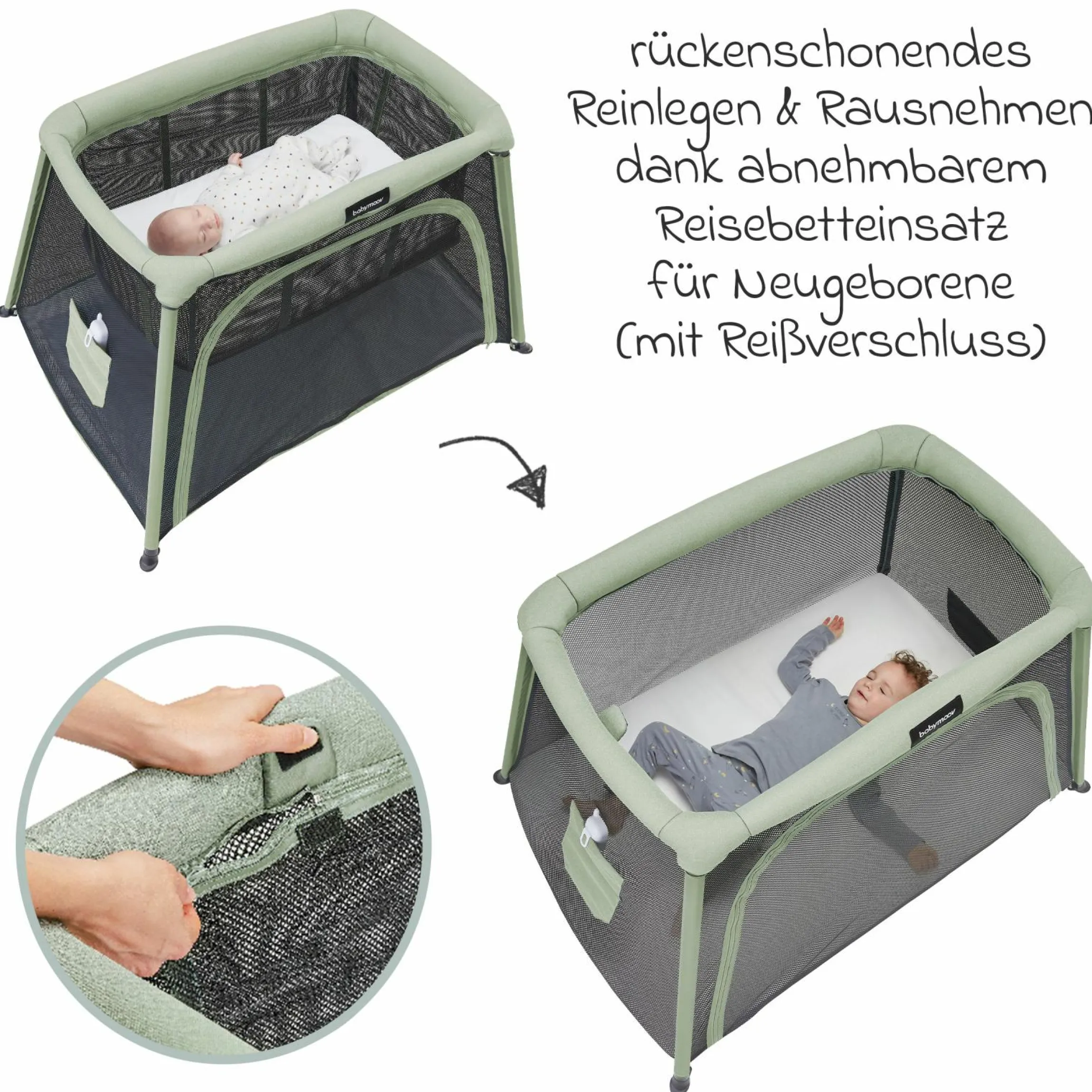 Reisebett 3in1 Moov & Comfy
