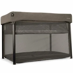 Reisebett PAAL ab Geburt - 15 kg klappbar inkl. Matratze, Tragetasche & Insektenschutz - Granite - Kollektion 2025