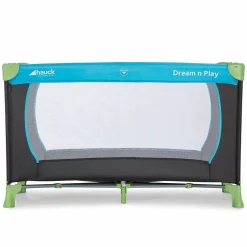 Reisebett Set Dream'n Play - mit Alvi Reisebett Matratze Komfort (schadstoffgeprüft, faltbar, 6 cm Höhe) - Waterblue