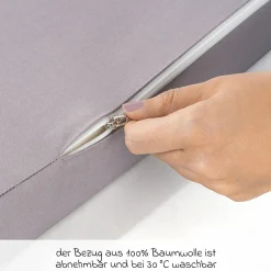 Reisebett Set Soft Dreams ab Geburt bis 15 kg mit Alvi Reisebett-Matratze, Insektenschutz & Transporttasche - Tinted Graphite