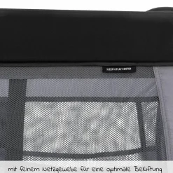 Reisebett Sleep'n Play Center mit Wickelauflage, höhenverstellbar, Rollen & seitlichem Einstieg - Disney - Mickey Mouse Grey