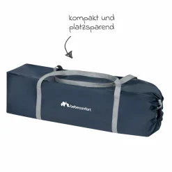 Reisebett Soft Dreams ab Geburt bis 15 kg mit Matratze inkl. Transporttasche - Navy Blue