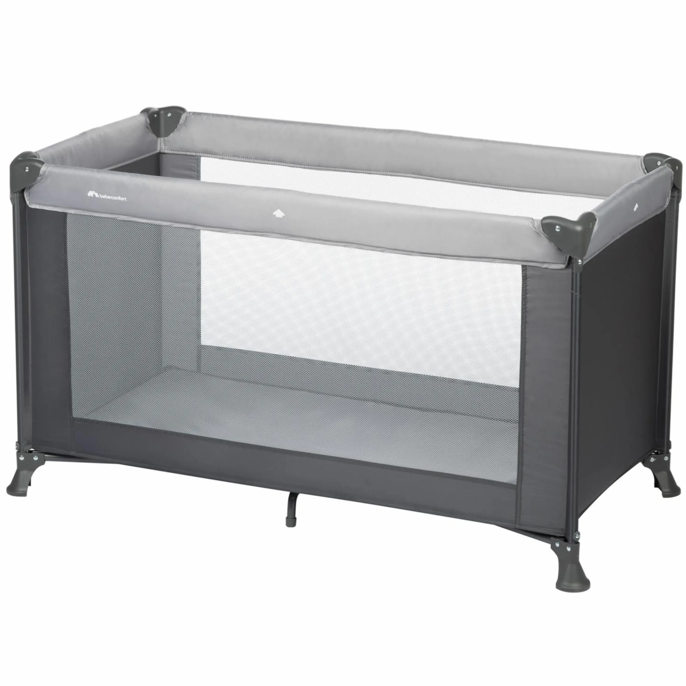Reisebett Soft Dreams ab Geburt bis 15 kg mit Matratze inkl. Transporttasche - Tinted Graphite