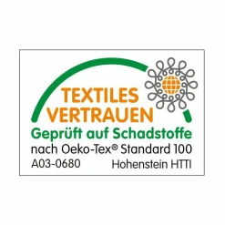 Reisebettmatratze Komfort - 60 x 120 cm / Höhe 6 cm, atmungsaktiv, waschbar, schadstoffgeprüft - Grau