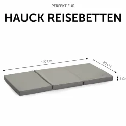 Reisebett-Matratze Sleeper 60 x 120 cm - Grey