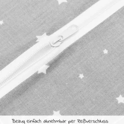 Reisebett-Rollmatratze 120 x 60 cm - Sterne Grau