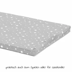 Reisebett-Rollmatratze 120 x 60 cm - Sterne Grau