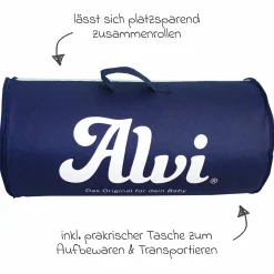 Reisebett-Rollmatratze inkl. Aufbewahrungstasche 60 x 120 cm - Mosaik