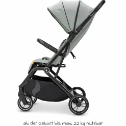 Reisebuggy & Sportwagen Boogy 2 bis 22 kg belastbar nur 7,5 kg mit Liegeposition & Regenschutz - Holiday