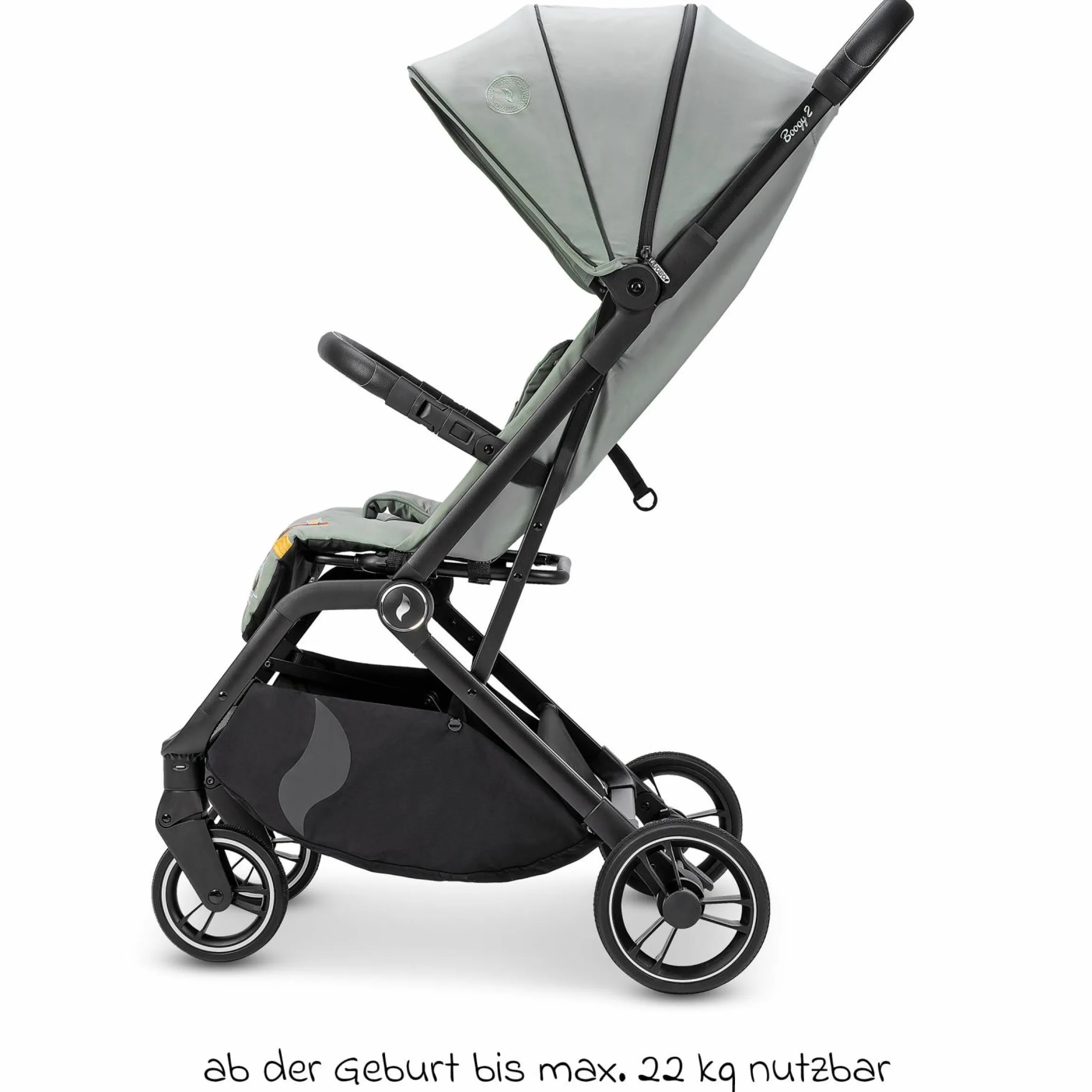 Reisebuggy & Sportwagen Boogy 2 bis 22 kg belastbar nur 7,5 kg mit Liegeposition & Regenschutz - Holiday