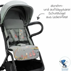 Reisebuggy & Sportwagen Boogy 2 bis 22 kg belastbar nur 7,5 kg mit Liegeposition & Regenschutz - Holiday
