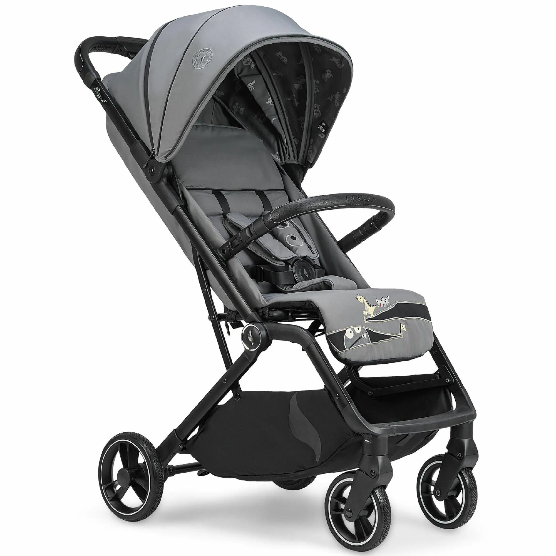 Reisebuggy & Sportwagen Boogy 2 bis 22 kg belastbar nur 7,5 kg mit Liegeposition & Regenschutz - Monster