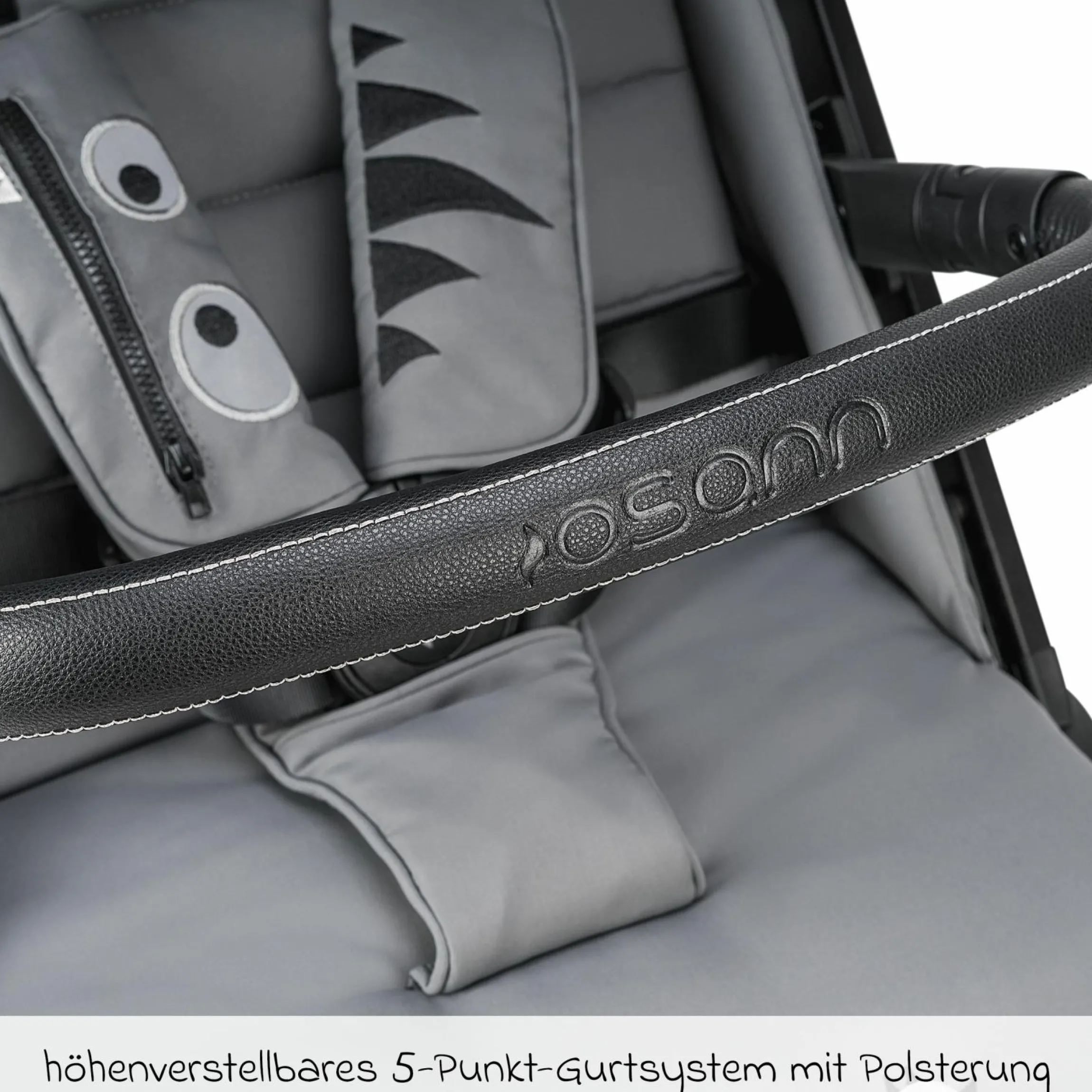 Reisebuggy & Sportwagen Boogy 2 bis 22 kg belastbar nur 7,5 kg mit Liegeposition & Regenschutz - Monster