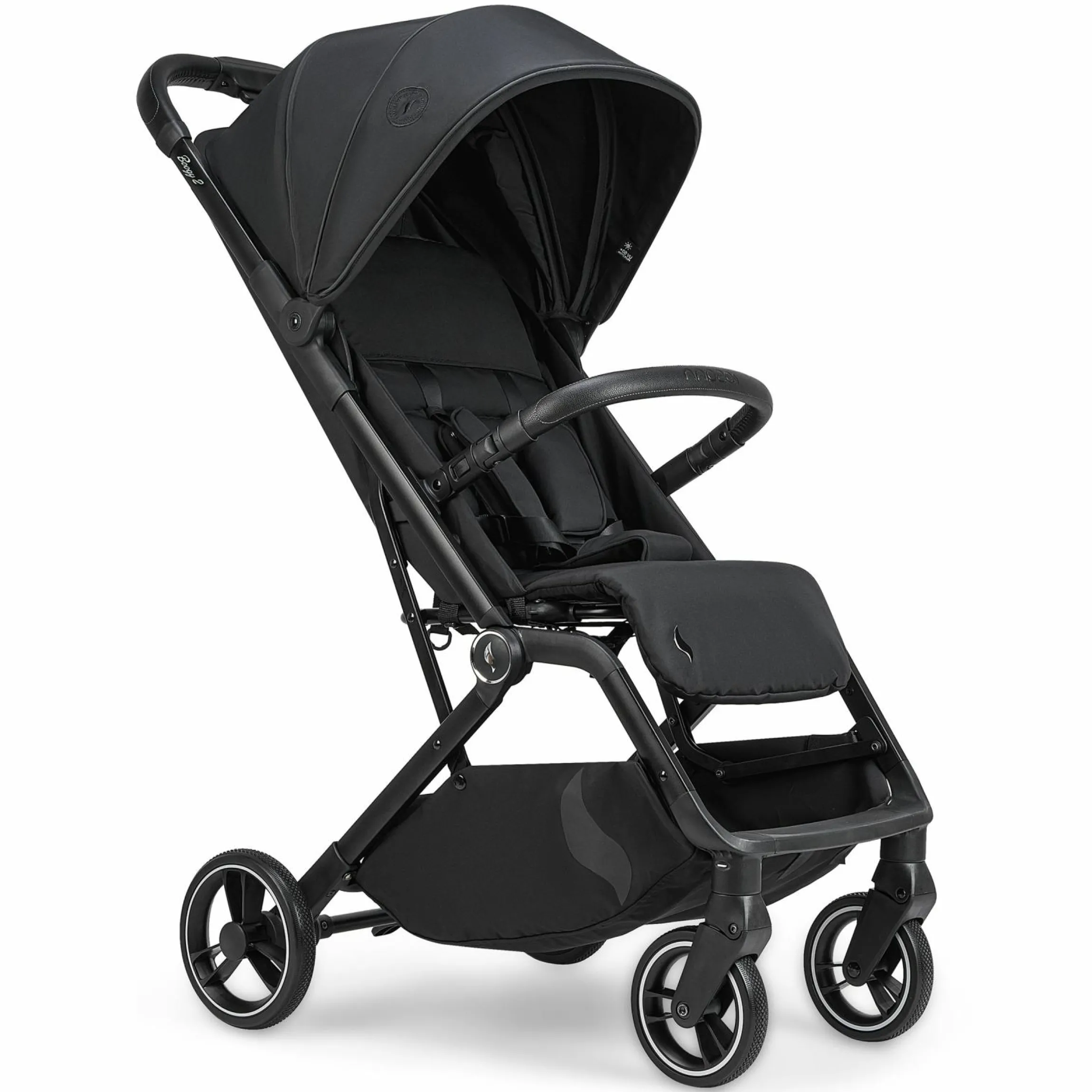 Reisebuggy & Sportwagen Boogy 2 bis 22 kg belastbar nur 7,5 kg mit Liegeposition & Regenschutz - Coal