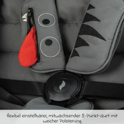 Reisebuggy & Sportwagen Boogy bis 22 kg belastbar nur 6,8 kg leicht inkl. Adapter, Regenschutz & Transporttasche - Monster