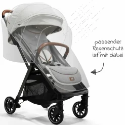 Reisebuggy & Sportwagen Parcel bis 22 kg belastbar nur 6,9 kg leicht mit Liegefunktion inkl. Regenschutz, Adapter & Transporttasche - Signature - Oyster