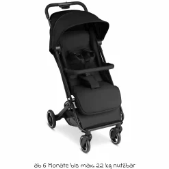 Reisebuggy & Sportwagen S One bis 22 kg mit Liegeposition nur 6,9 kg leicht - Black