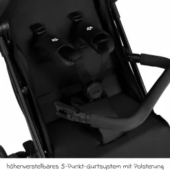 Reisebuggy & Sportwagen S One bis 22 kg mit Liegeposition nur 6,9 kg leicht - Black