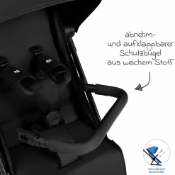 Reisebuggy & Sportwagen S One bis 22 kg mit Liegeposition nur 6,9 kg leicht - Black