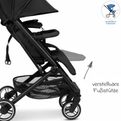 Reisebuggy & Sportwagen S One bis 22 kg mit Liegeposition nur 6,9 kg leicht - Black