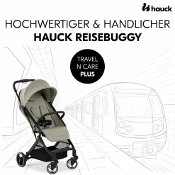 Reisebuggy & Sportwagen Travel N Care Plus inkl. XXL Zubehörpaket & Buggy-Lenkrad - Velvet Olive