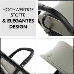 Reisebuggy & Sportwagen Travel N Care Plus inkl. XXL Zubehörpaket & Buggy-Lenkrad - Velvet Olive